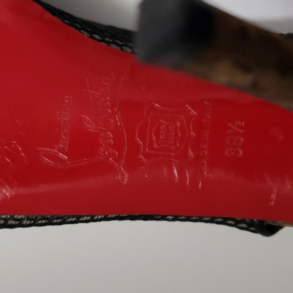 Christian Louboutin Cork Heels - Picture 8 of 10